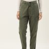 Cargos & Joggers | IVOC Women Green Regular Fit Solid Casual Cargo Trousers