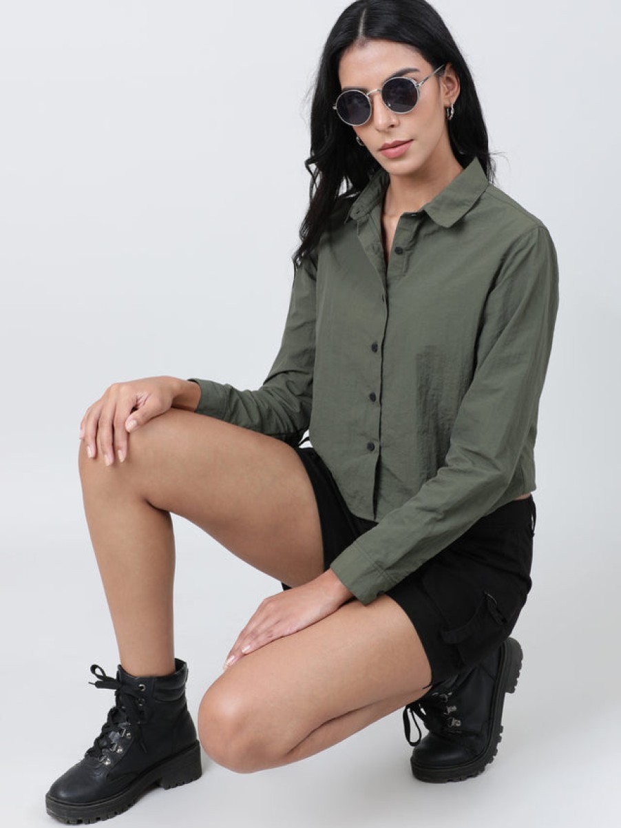 Shorts | Bene Kleed Women Black High Rise Cargo Shorts