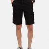 Shorts | IVOC Men Black Slim Fit Solid Cargo Shorts