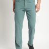 Jeans | Bene Kleed Men Teal Green Relaxed Fit Mid-Rise Shaded Jeans