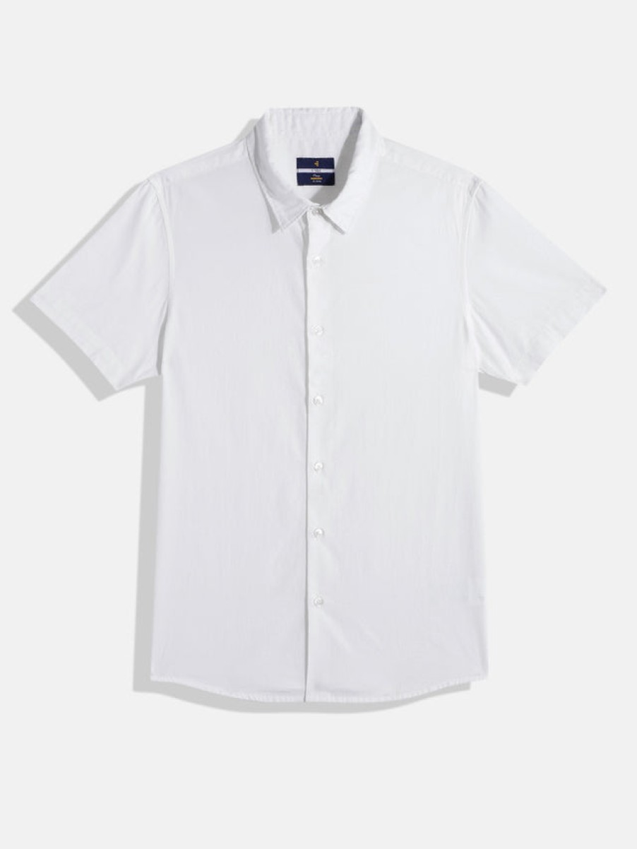 Casual Shirts | IVOC Boys White Slim Fit Solid Casual Shirt