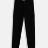 Cargos & Joggers | IVOC Boys Black Slim Fit Solid Casual Joggers