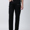 Jeans | Bene Kleed Men Black Relaxed Fit Solid Denim Cargo Jeans