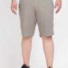 Shorts | IVOC Plus Men Grey Alloy Regular Fit Solid Casual Shorts